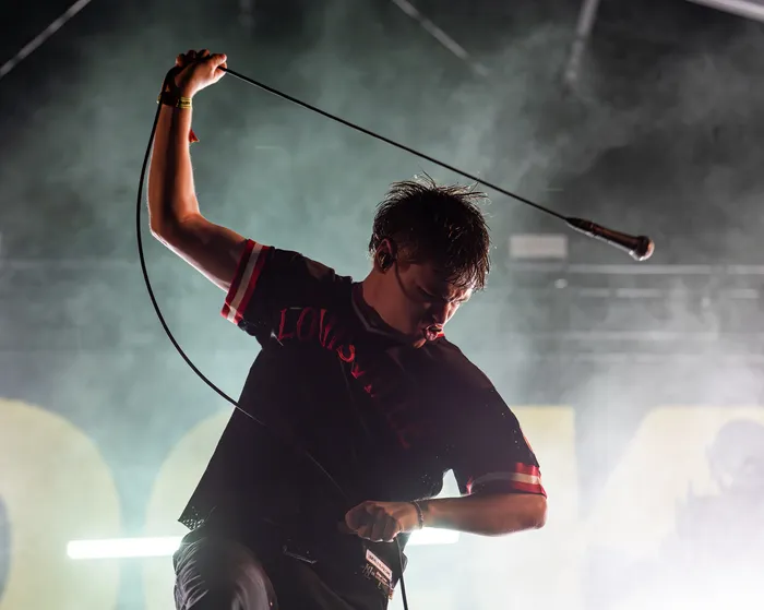 Knocked Loose performing live